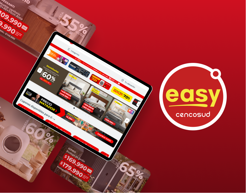 Easy.cl: estrategia, diseño y desarrollo de su ecommerce · Easy.cl