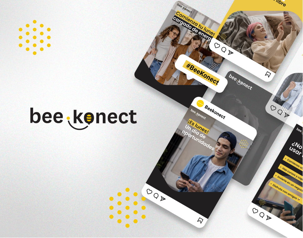 BeeKonect: contenido que acompaña al que busca pega · BeeKonect