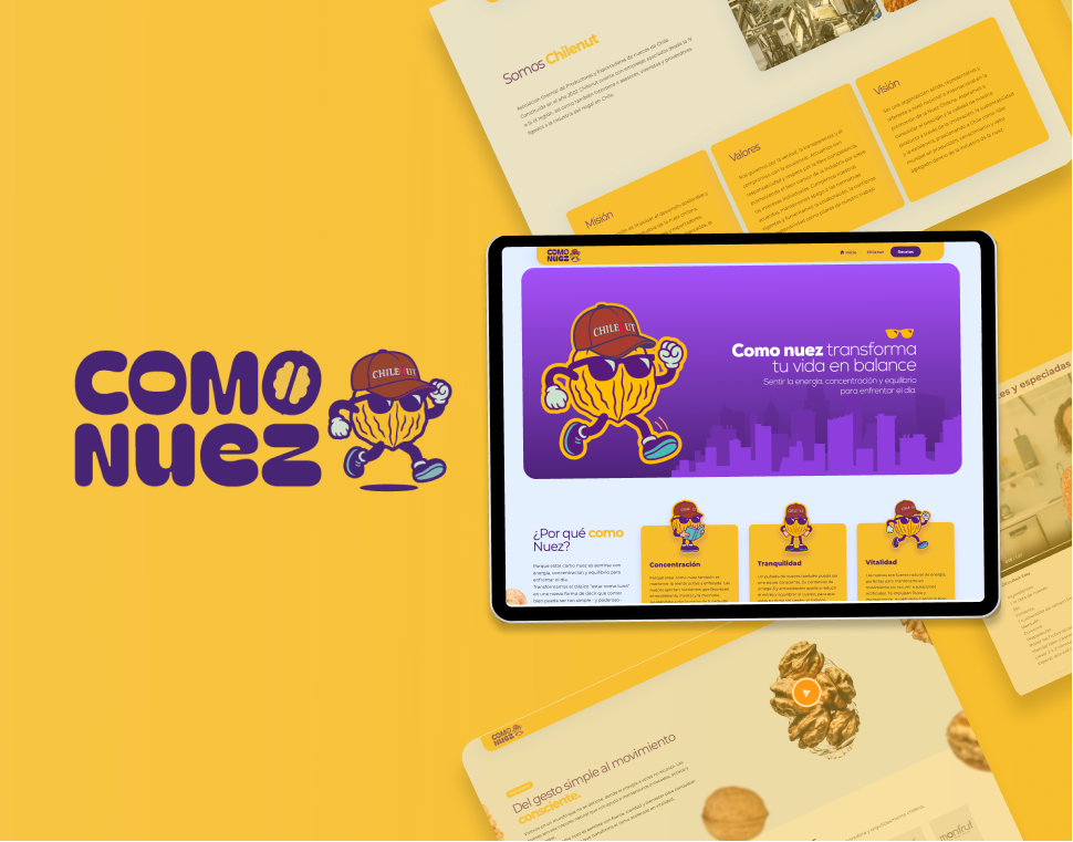 Como Nuez: casa propia para la campaña de ChileNut · ChileNut