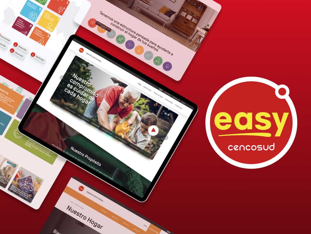 Easy Propósito: el sitio institucional donde la marca no vende, se explica · Easy.cl